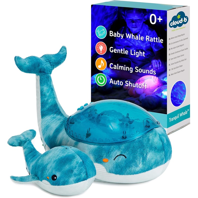 CLOUD B 7901-WB TRANQUIL WHALE BLUE FAMILY NIGHT LIGHT