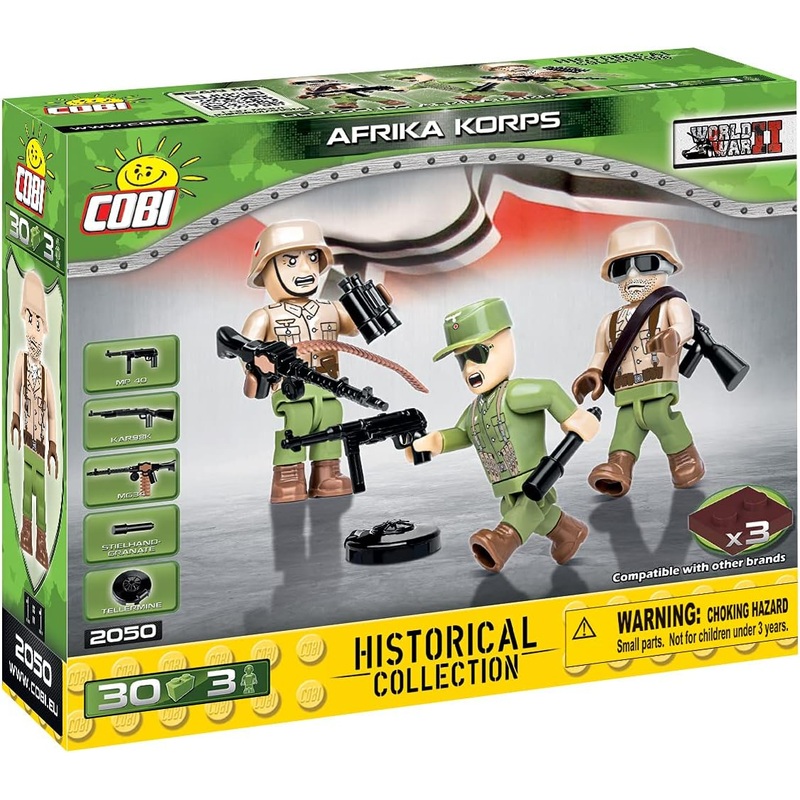 COBI 2050 AFRIKA KORPS FIGURES
