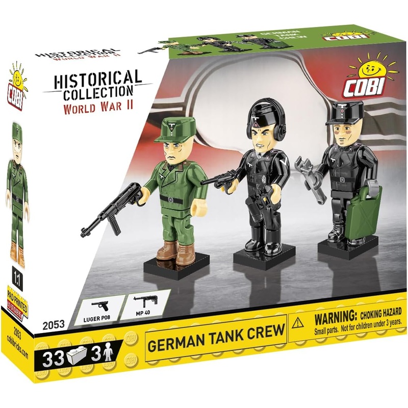 COBI 2053 GERMAN TANK CREW FIGURES