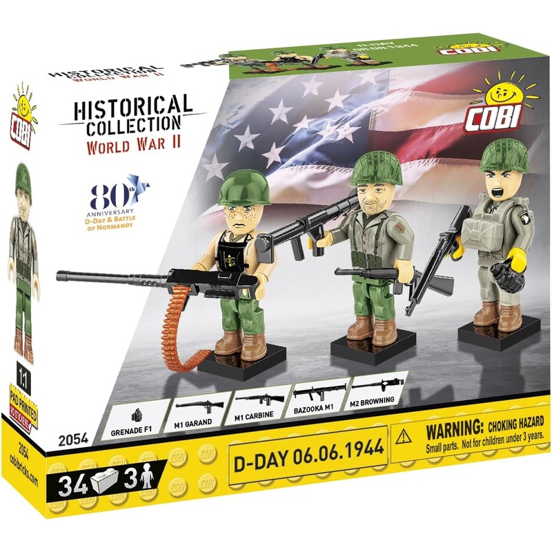 COBI 2054 D-DAY 06.06.1944 TROOP FIGURES
