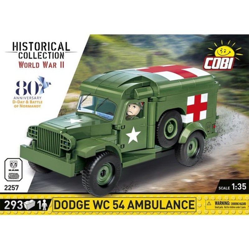 COBI 2257 DODGE WC 54 AMBULANCE 1/35TH SCALE