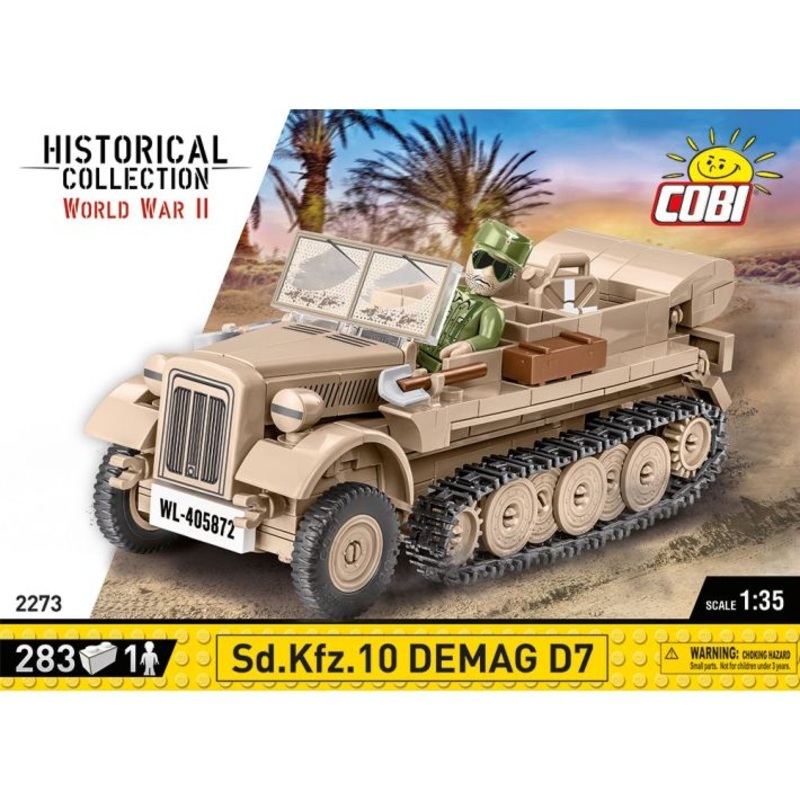 COBI 2273 SD.KFZ.10 DEMAG D7 1/35TH SCALE