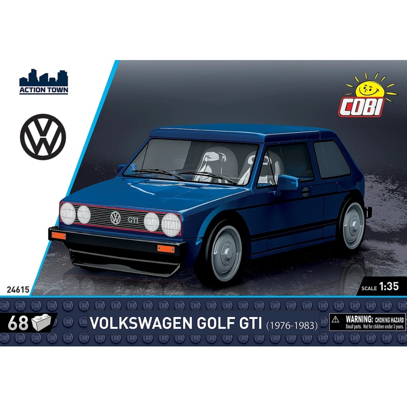 COBI 24615 VOLKSWAGON GOLF GTI (1976-1983) 1:35 SCALE
