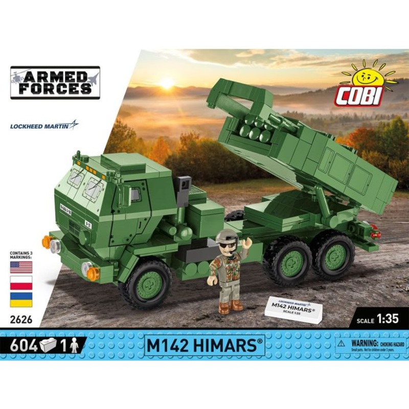 COBI 2626 M142 HIMARS ROCKET LAUNCHER 1/35TH SCALE