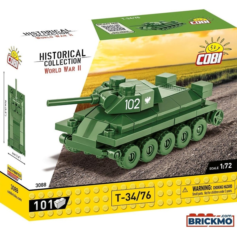 COBI 3088 T-34/76 TANK 1:72