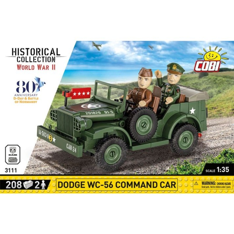 COBI 3111 DODGE WC-56 COMMAND CAR 1/35TH SCALE