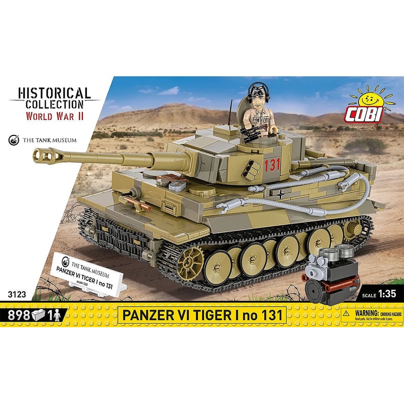 COBI 3123 PANZER VI TIGER I NO 131 1/35TH SCALE
