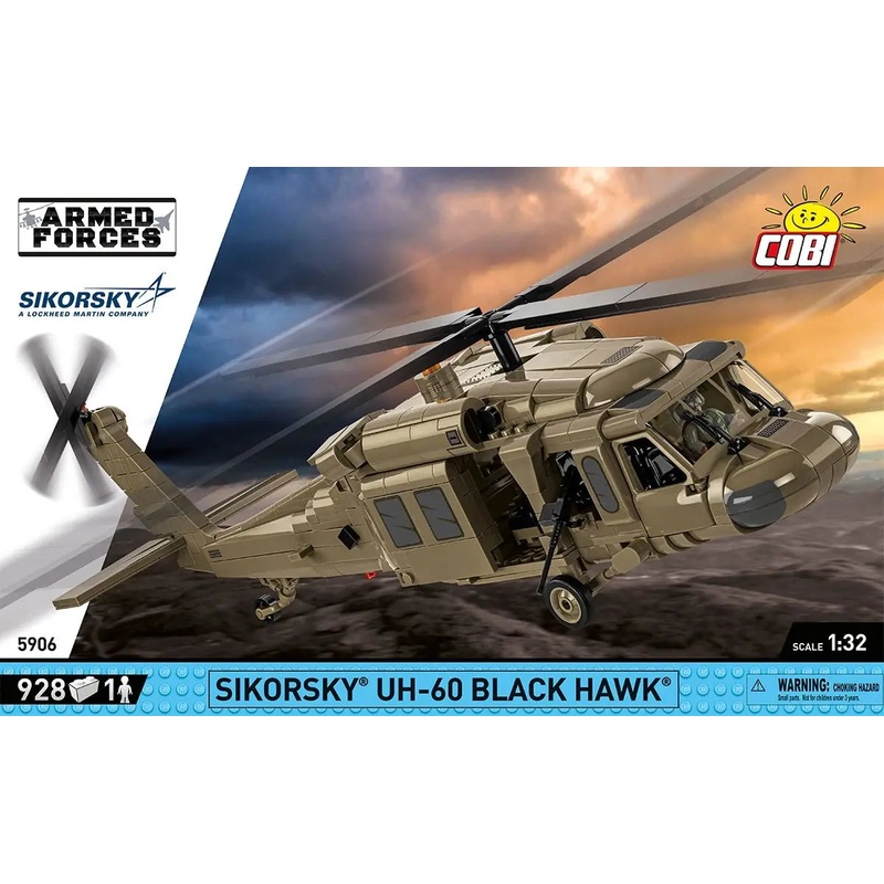 COBI 5906 SIKORSKY UH-60 BLACK HAWK 1:32 SCALE