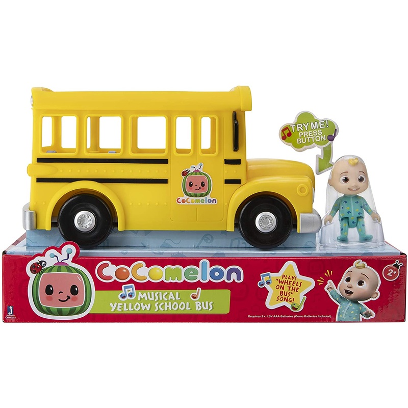COCOMELON CMW0031 MUSICAL YELLOW SCHOOL BUS