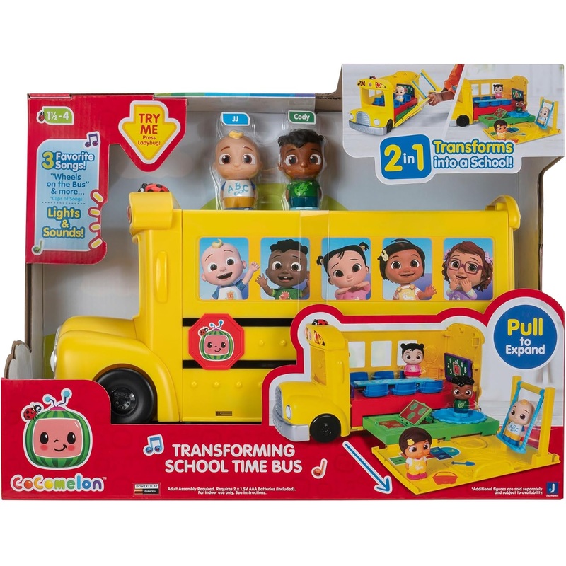 COCOMELON CMW0509 TRANSFORMING SCHOOL TIME BUS
