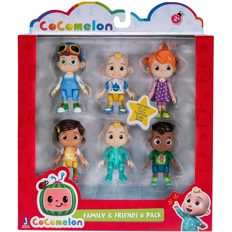 COCOMELON WT80107 FAMILY AND FRIENDS 6 PACK