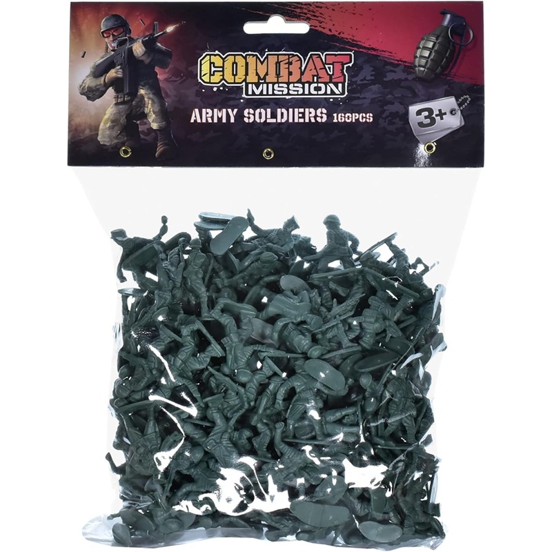COMBAT MISSION TY5323 ARMY SOLDIERS 160 PIECE SET