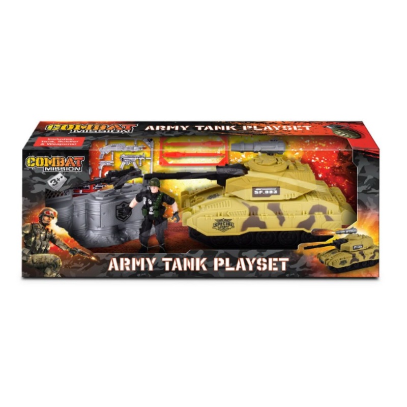 COMBAT MISSION TY5514 ARMY TANK PLAYSET
