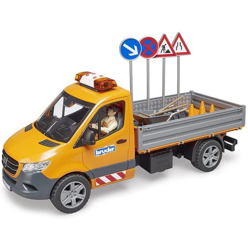 BRUDER 2677 MERCEDES BENZ SPRINTER MUNICIPAL WITH DRIVER LIGHTS AND SOUNDS
