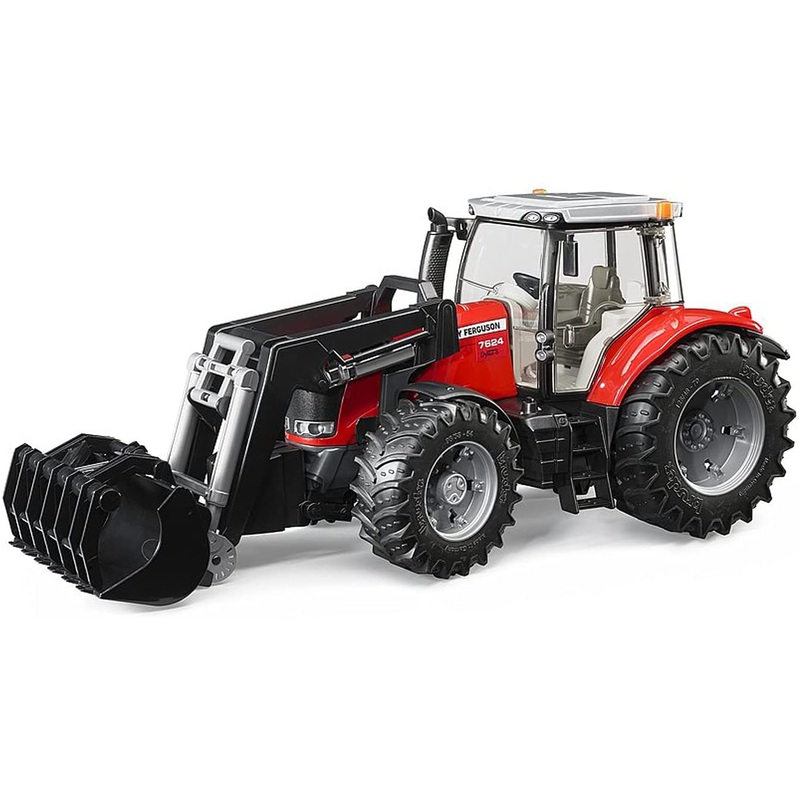 BRUDER 3047 MASSEY FERGUSON 7624 TRACTOR WITH FRONT LOADER