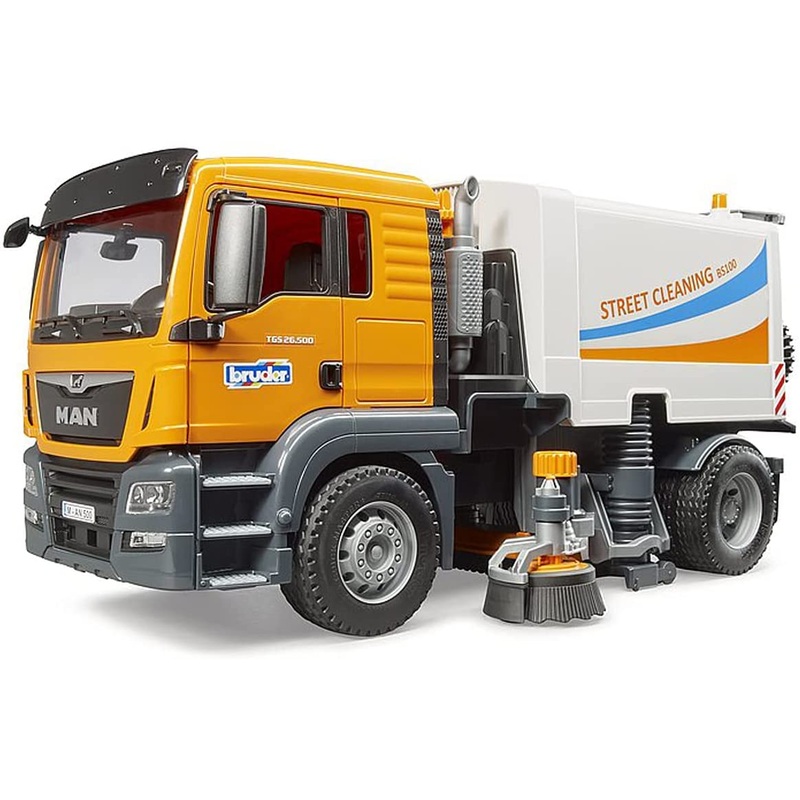 BRUDER 3780 MAN TGS STREET SWEEPER