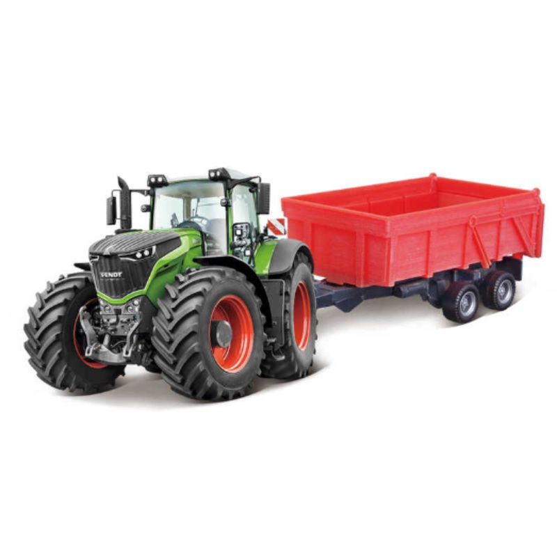 BURAGO 18-31654 FENDT 1050 VARIO TRACTOR + TIPPING TRAILER