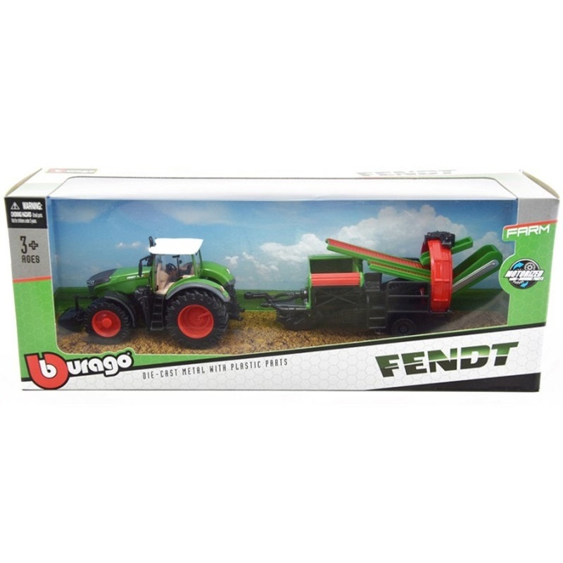 BURAGO 18-31666 FENDT 1050 VARIO WITH CULTIVATOR