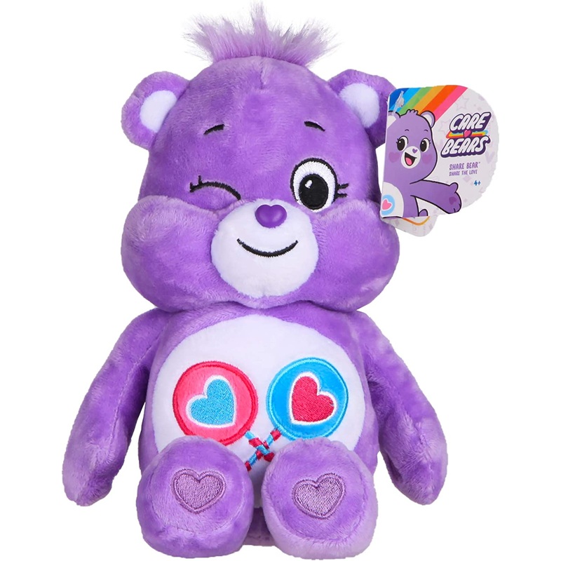 CARE BEARS 22042 SHARE BEAR 9 INCH BEAN PLUSH