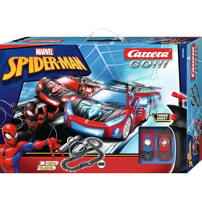 CARRERA GO!!! MARVEL SPIDERMAN 1:43 SLOT CAR RACING SET