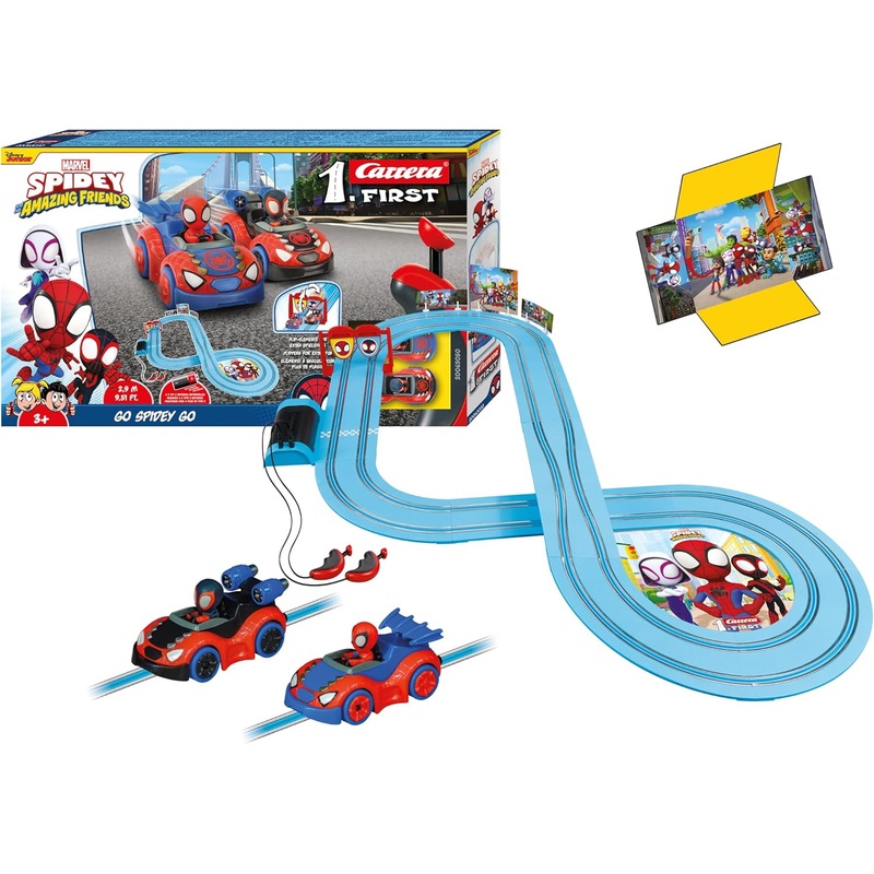CARRERA MARVEL SPIDEYS AMAZING FRIENDS GO SPIDEY GO FIRST RACING TRACK