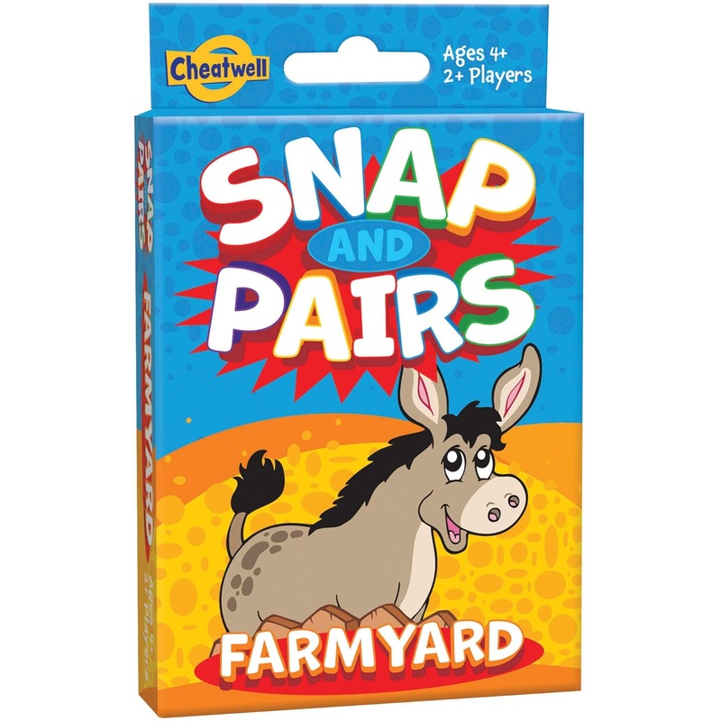 CHEATWELL GAMES 12605 FARMYARD SNAP AND PAIRS CARD GAME