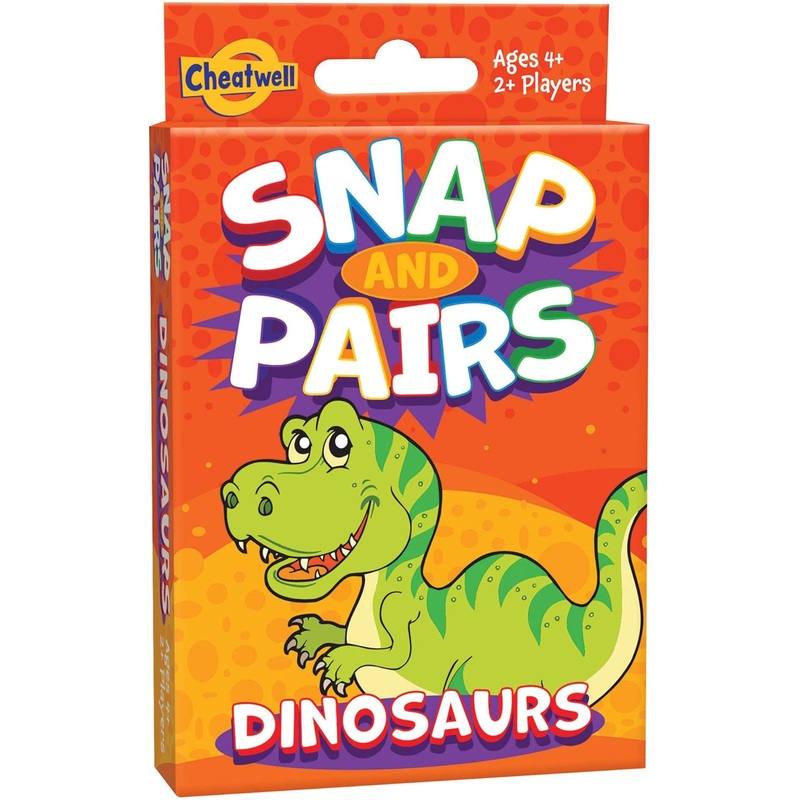 CHEATWELL GAMES 12643 DINOSAURS SNAP AND PAIRS CARD GAME