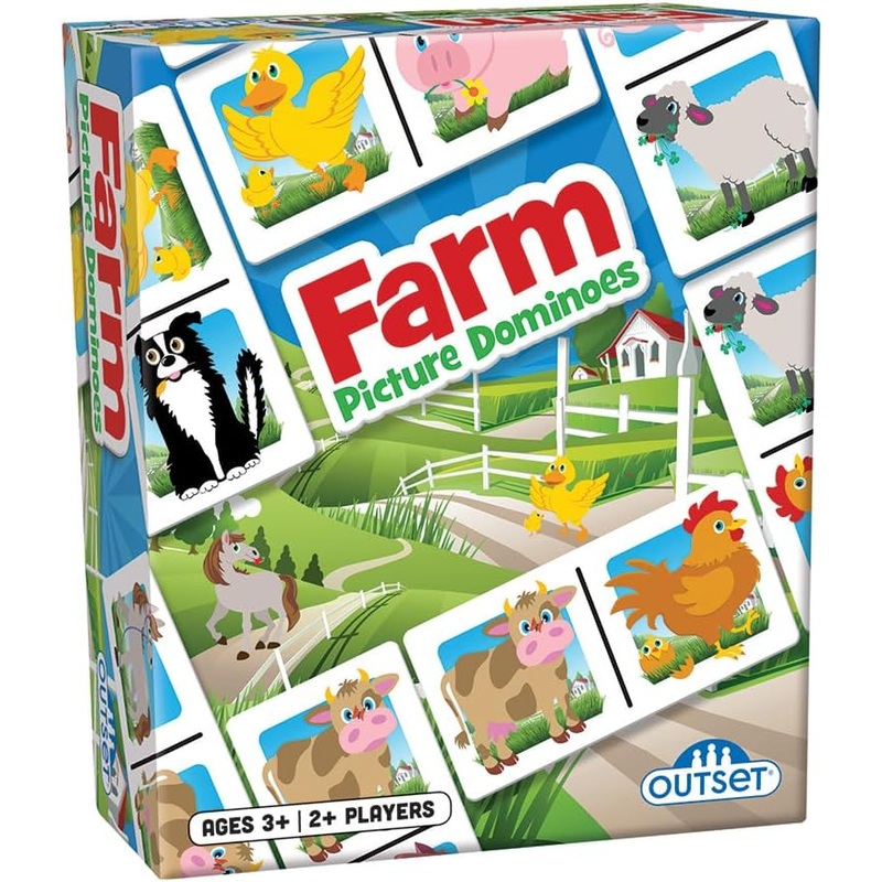 CHEATWELL GAMES 19207 FARM PICTURE DOMINOES