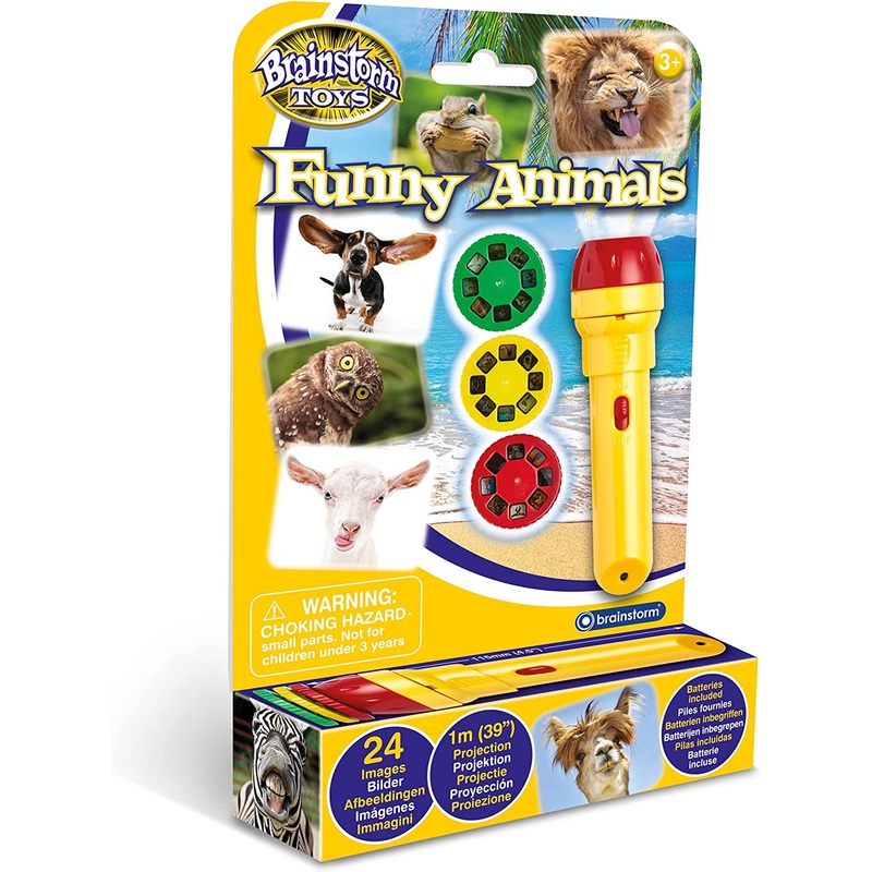 BRAINSTORM E2072 FUNNY ANIMALS TORCH & PROJECTOR