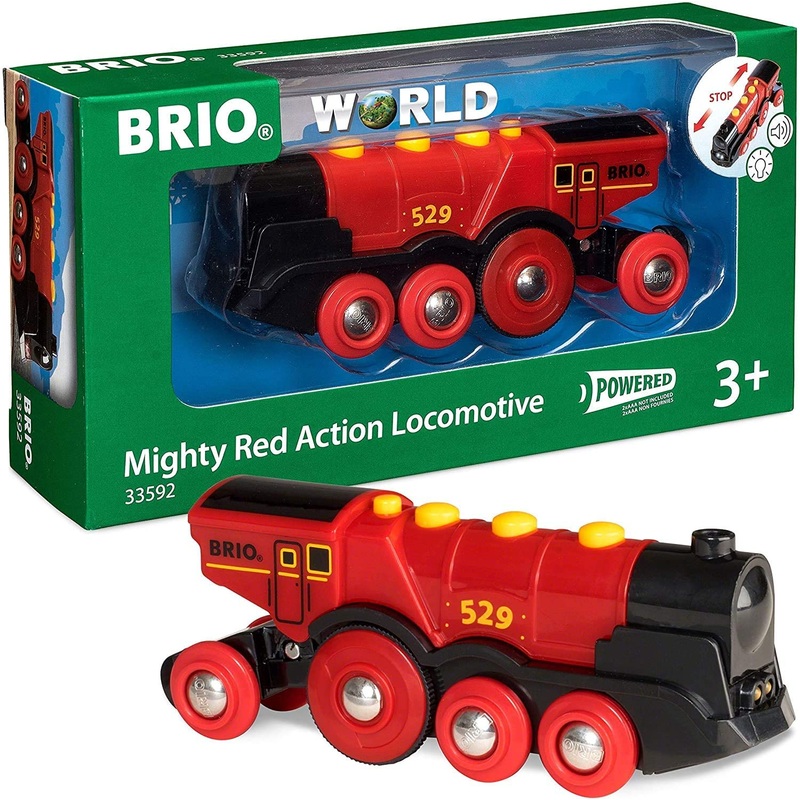 BRIO RAIL 33592 MIGHTY RED ACTION LOCOMOTIVE