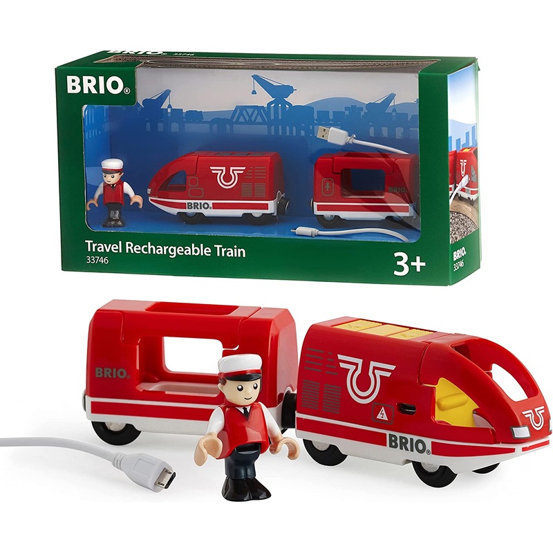 BRIO RAIL 33746 TRAVEL RECHARGEABLE TRAIN
