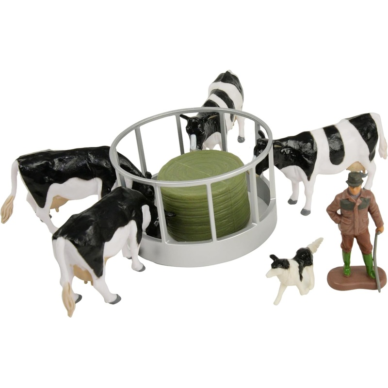 BRITAINS 43137A2 CATTLE FEEDER SET 1/32 SCALE