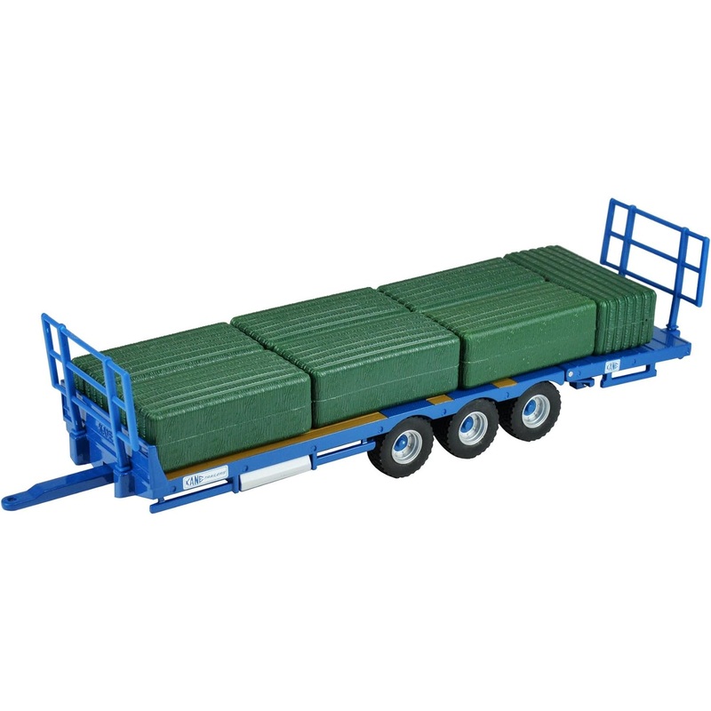 BRITAINS 43218 KANE BALE TRAILER SET 1/32 SCALE