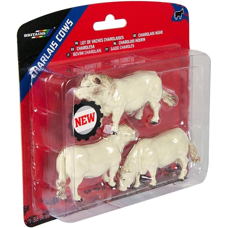 BRITAINS 43240 CHAROLAIS COW SET 1/32 SCALE
