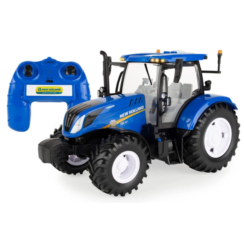 BRITAINS 43305 BIG FARM RADIO CONTROLLED NEW HOLLAND T6.180 TRACTOR