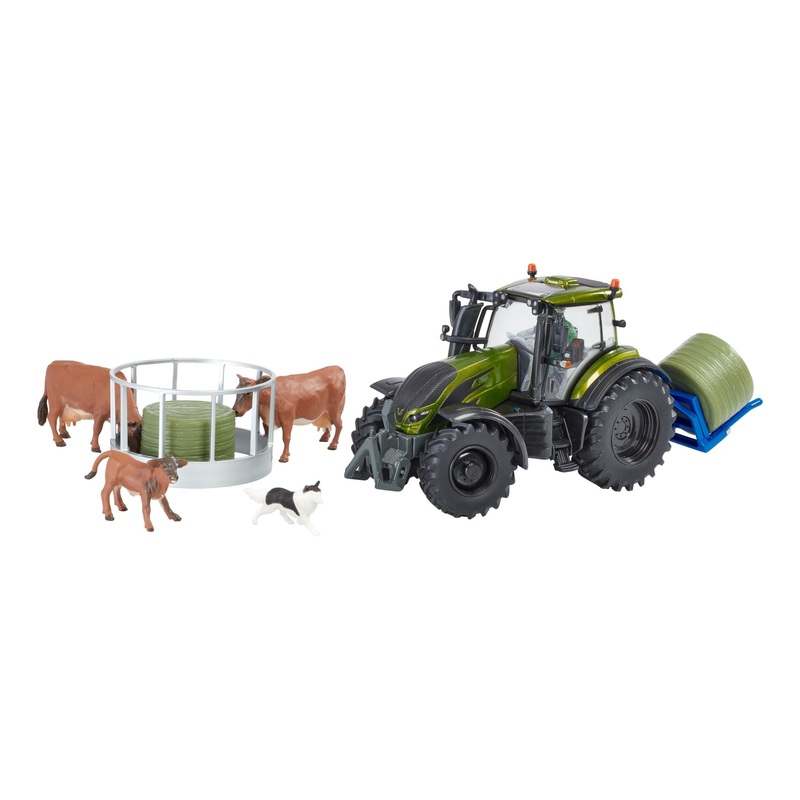 BRITAINS 43323 METALLIC OLIVE GREEN VALTRA PLAYSET