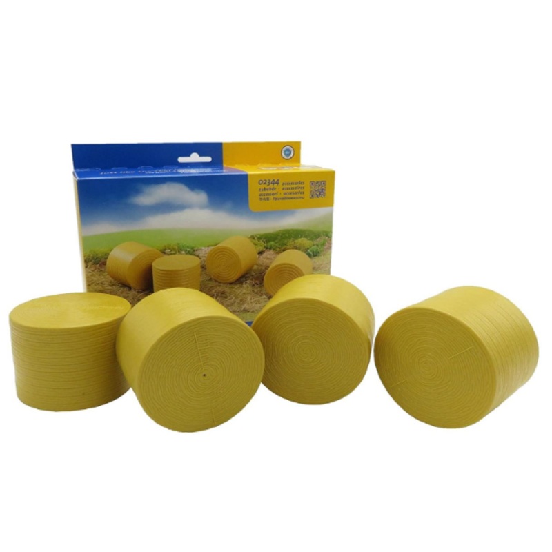 BRUDER 2344 ROUND HAY BALES (PACK OF 4)