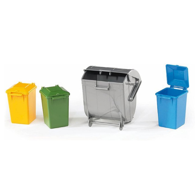 BRUDER 2607 REFUSE BIN SET