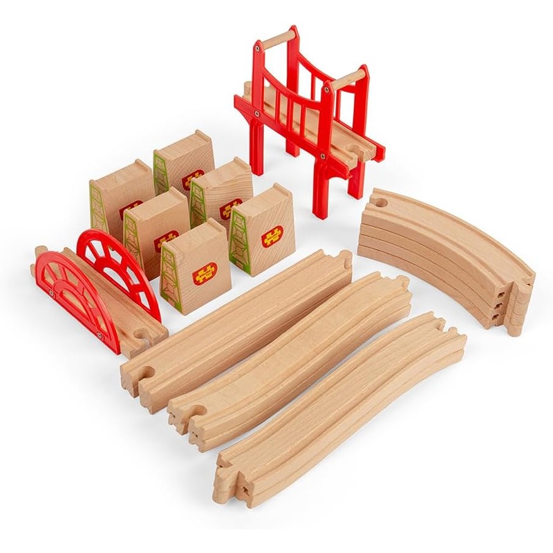 BIGJIGS BJT055 RAIL BRIDGE EXPANSION SET