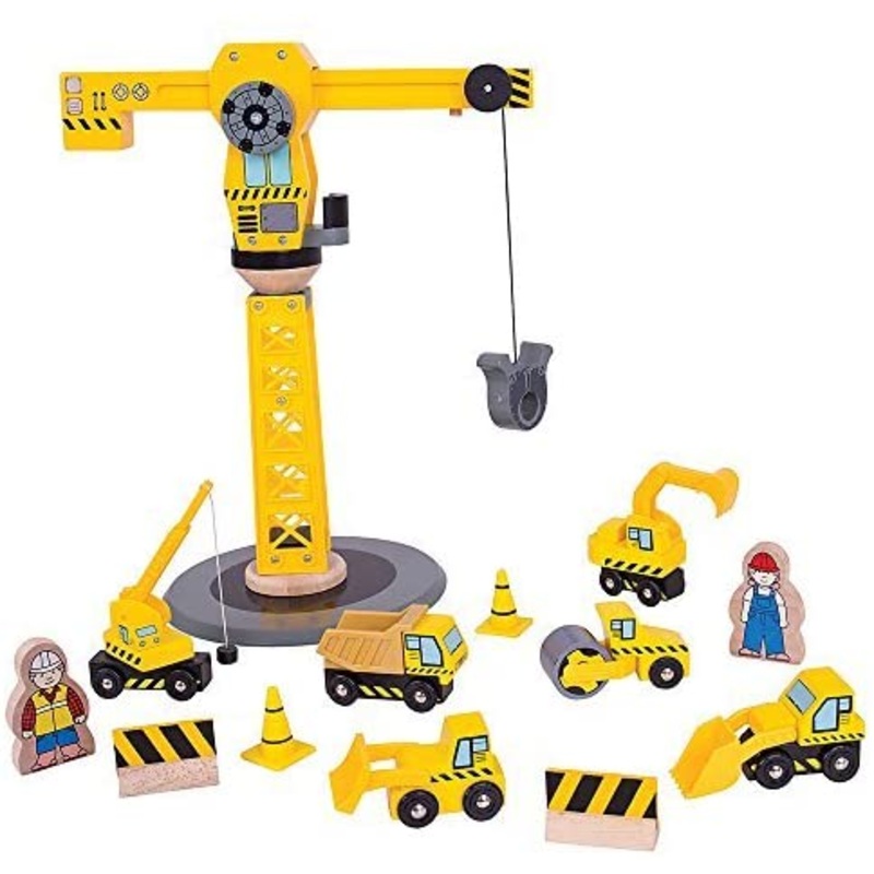 BIGJIGS BJT200 BIG CRANE CONSTRUCTION SET