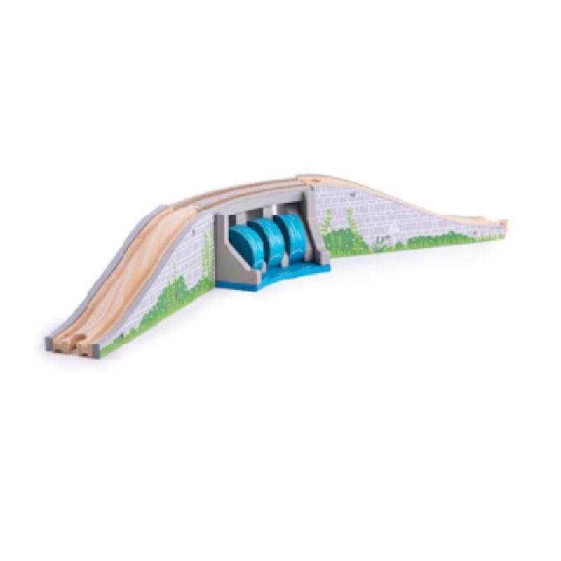BIGJIGS BJT279 WATERFALL BRIDGE WOODEN RAILWAY