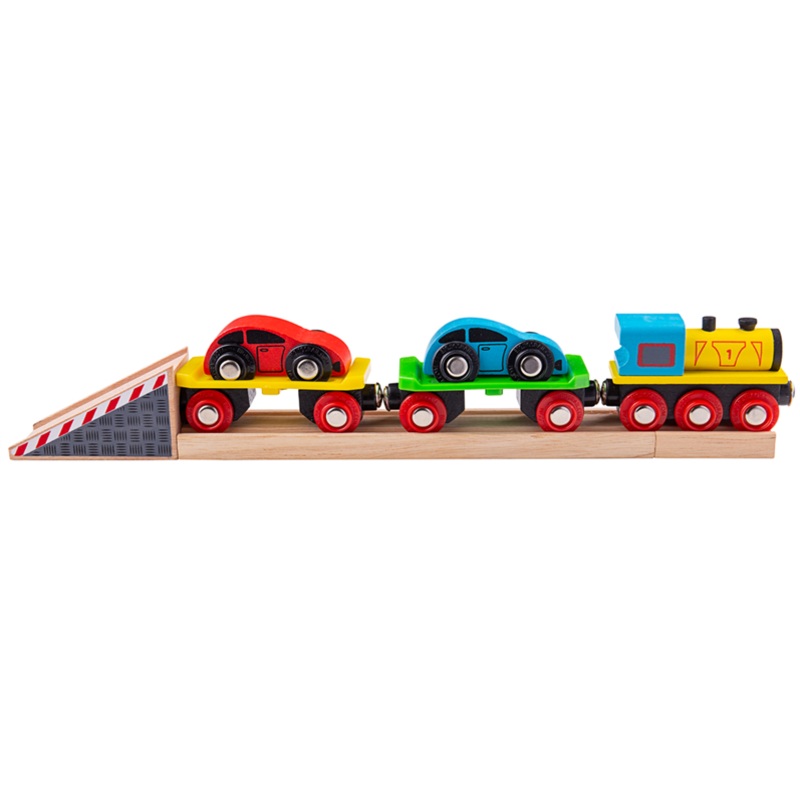 BIGJIGS RAIL BJT199 WOODEN CAR LOADER TRAIN