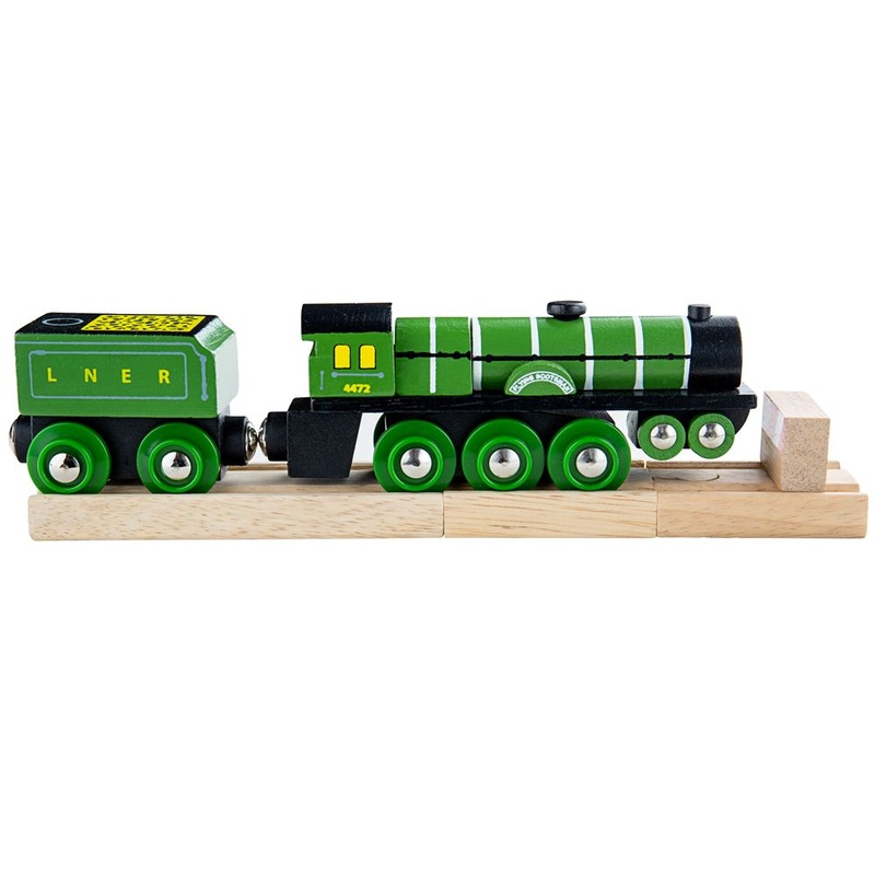 BIGJIGS RAIL BJT458 HERITAGE COLLECTION FLYING SCOTSMAN WOODEN RAILWAY
