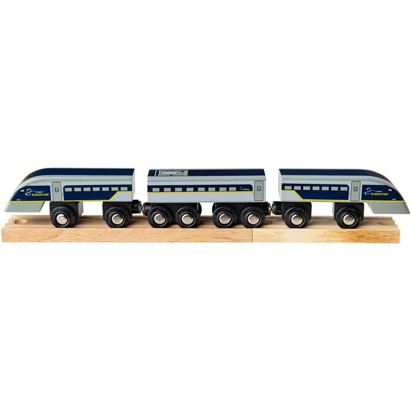 BIGJIGS RAIL BJT476 WOODEN RAILWAY EUROSTAR e320 TRAIN