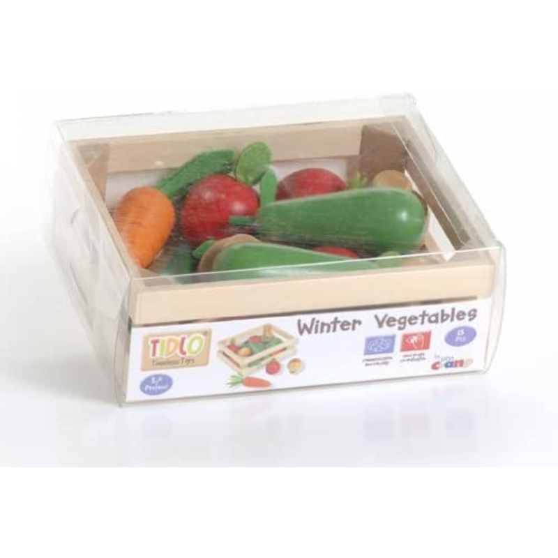 BIGJIGS T0134 WOODEN WINTER VEGETABLES