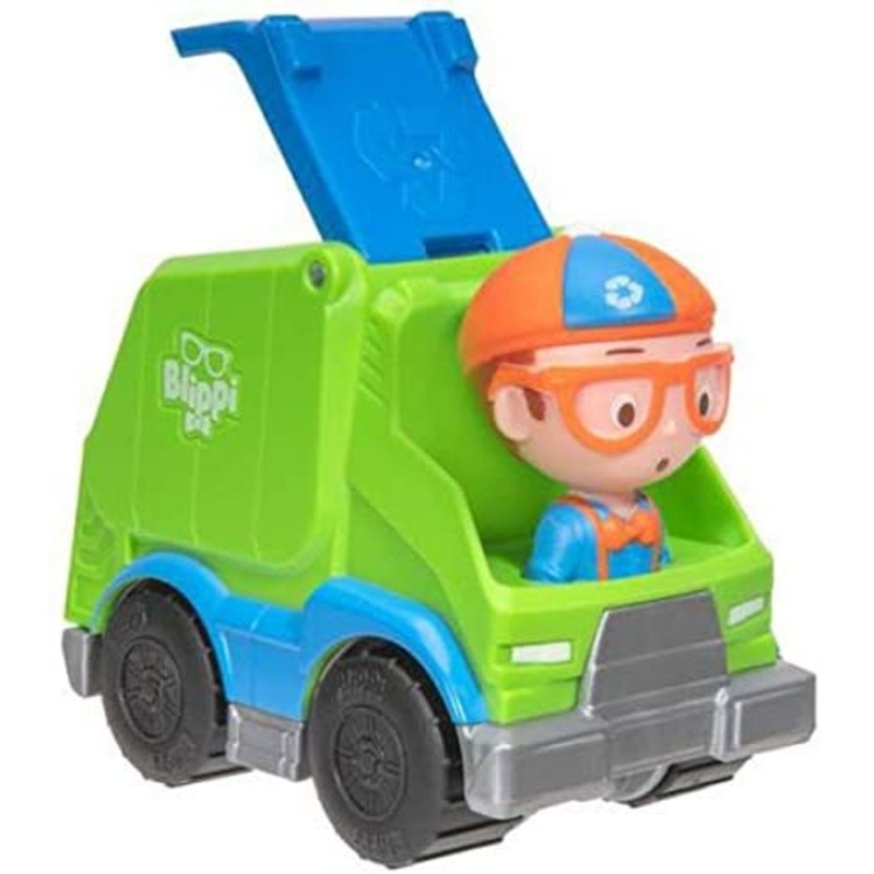 BLIPPI BLP0005 PUSH ALONG BIN LORRY GARBAGE TRUCK