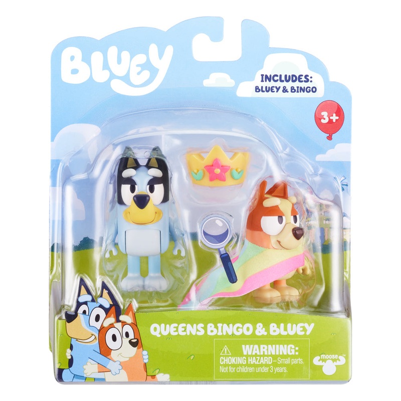 BLUEY 13804 QUEENS BINGO & BLUEY 2 FIGURE PACK