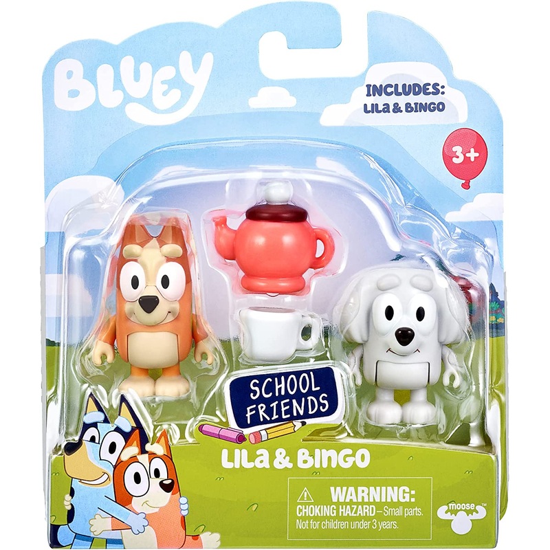 BLUEY 17343 LILA & BINGO 2 FIGURE PACK