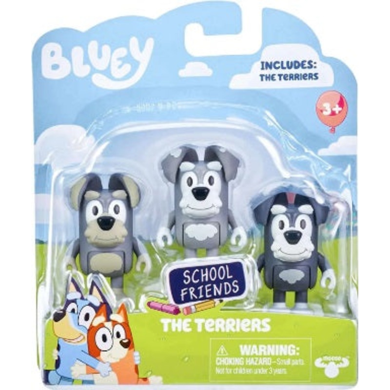 BLUEY 17344 THE TERRIERS 2 FIGURE PACK