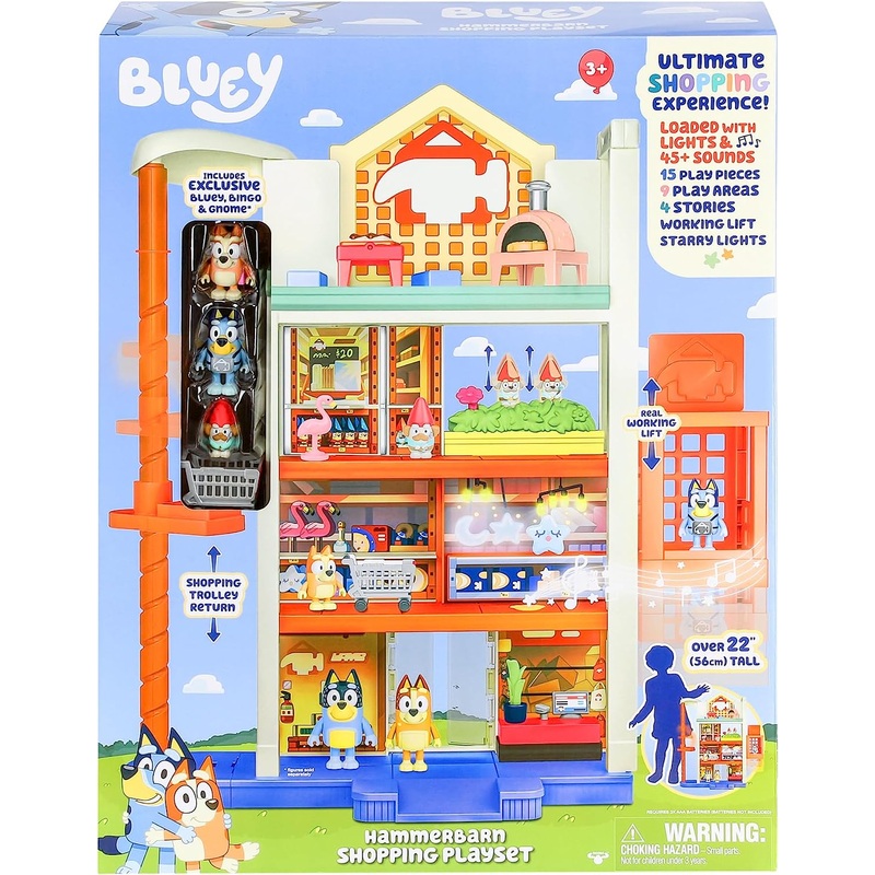 BLUEY 17552 HAMMERBARN SHOPPING CENTRE PLAYSET